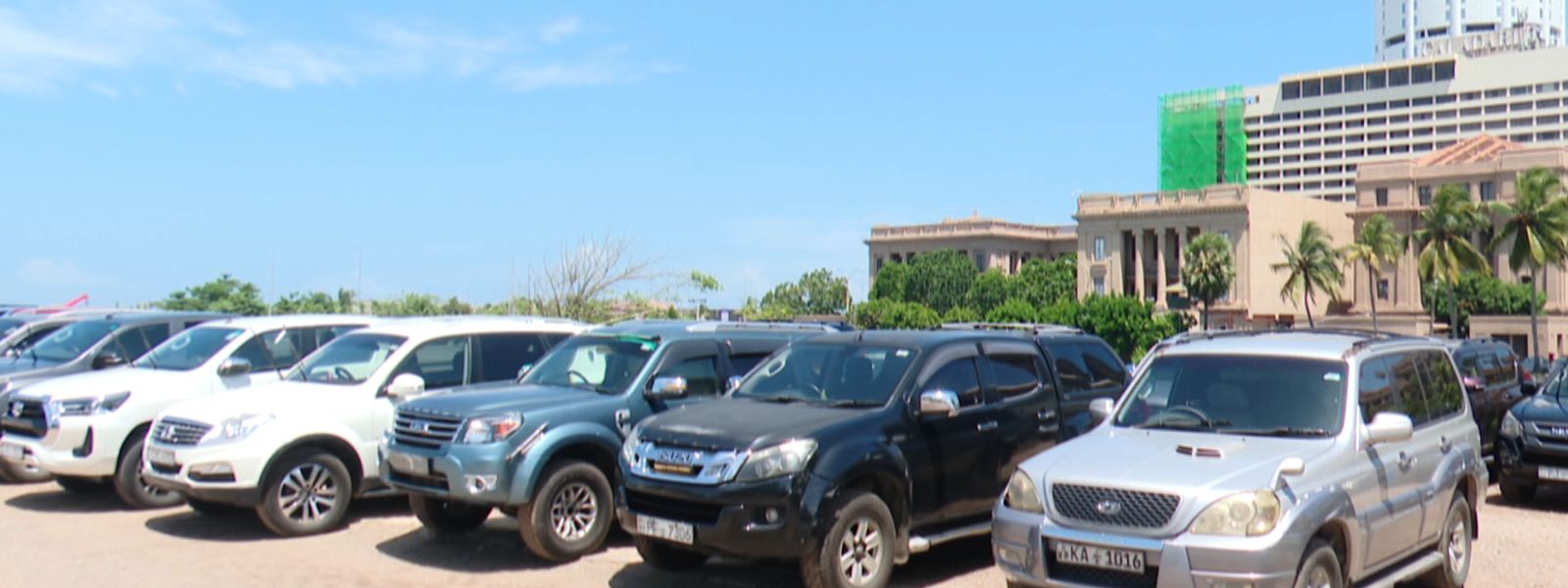 Officials Collect 15 Vehicles from Pres. Office